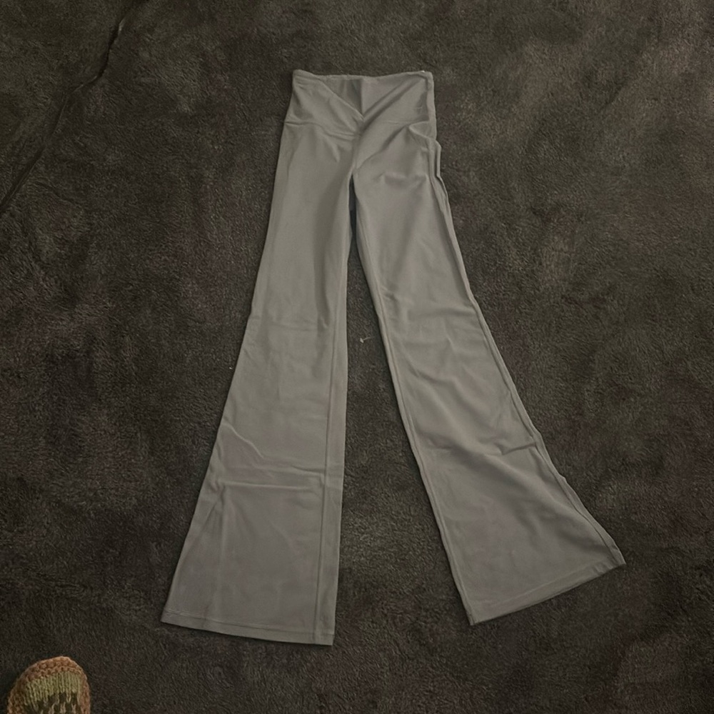 Green athleta flare leggings
